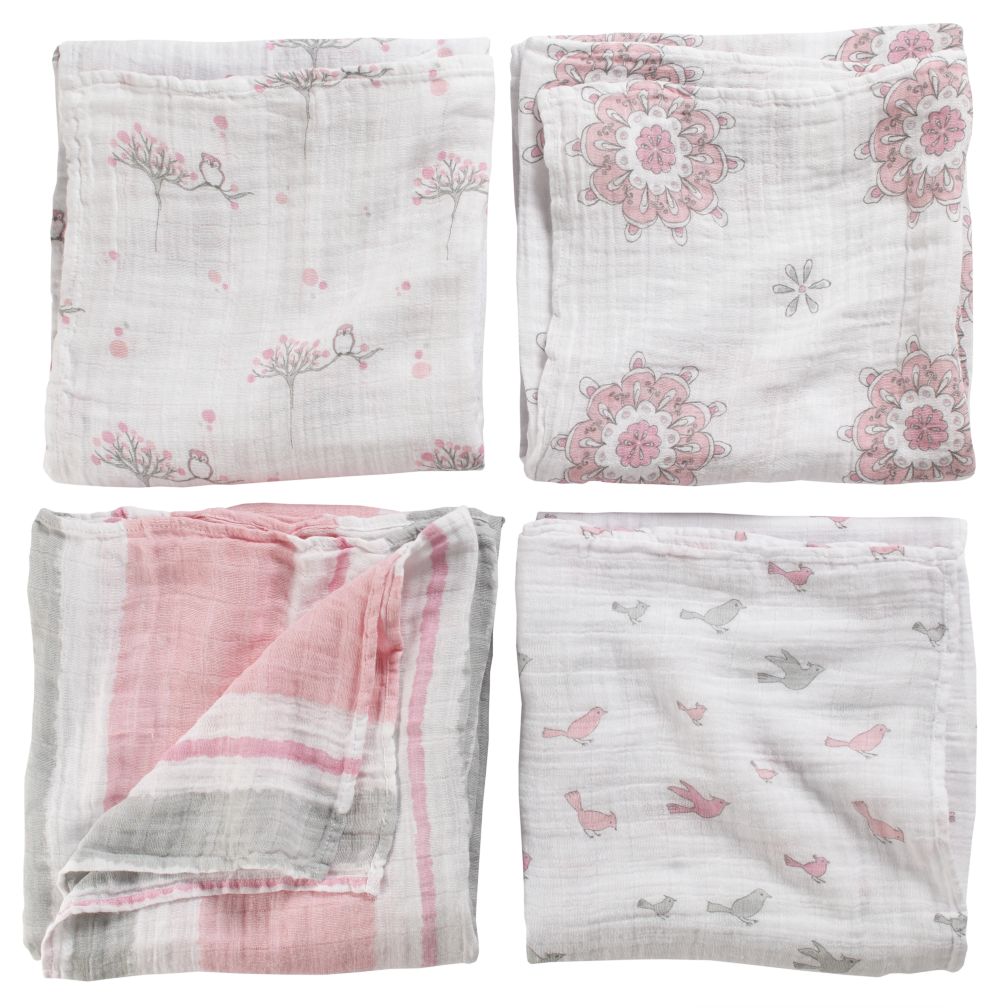 It's a Wrap Swaddling Blanket Set (Birds)