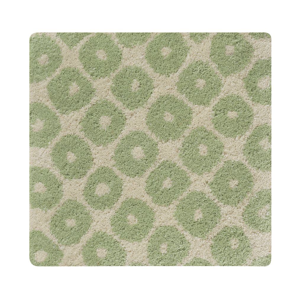 Swatch Lt. Green Diamonds Rug
