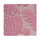 Swatch Pink Raised Floral Rug
