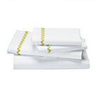 Full Green Ric Rac Sheet Set (includes 1 fitted sheet, 1 flat sheet and 2 cases)