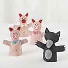 Once Upon Three Little Pigs Puppets Set/4