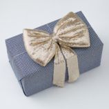 Sequin Bow (Gold)