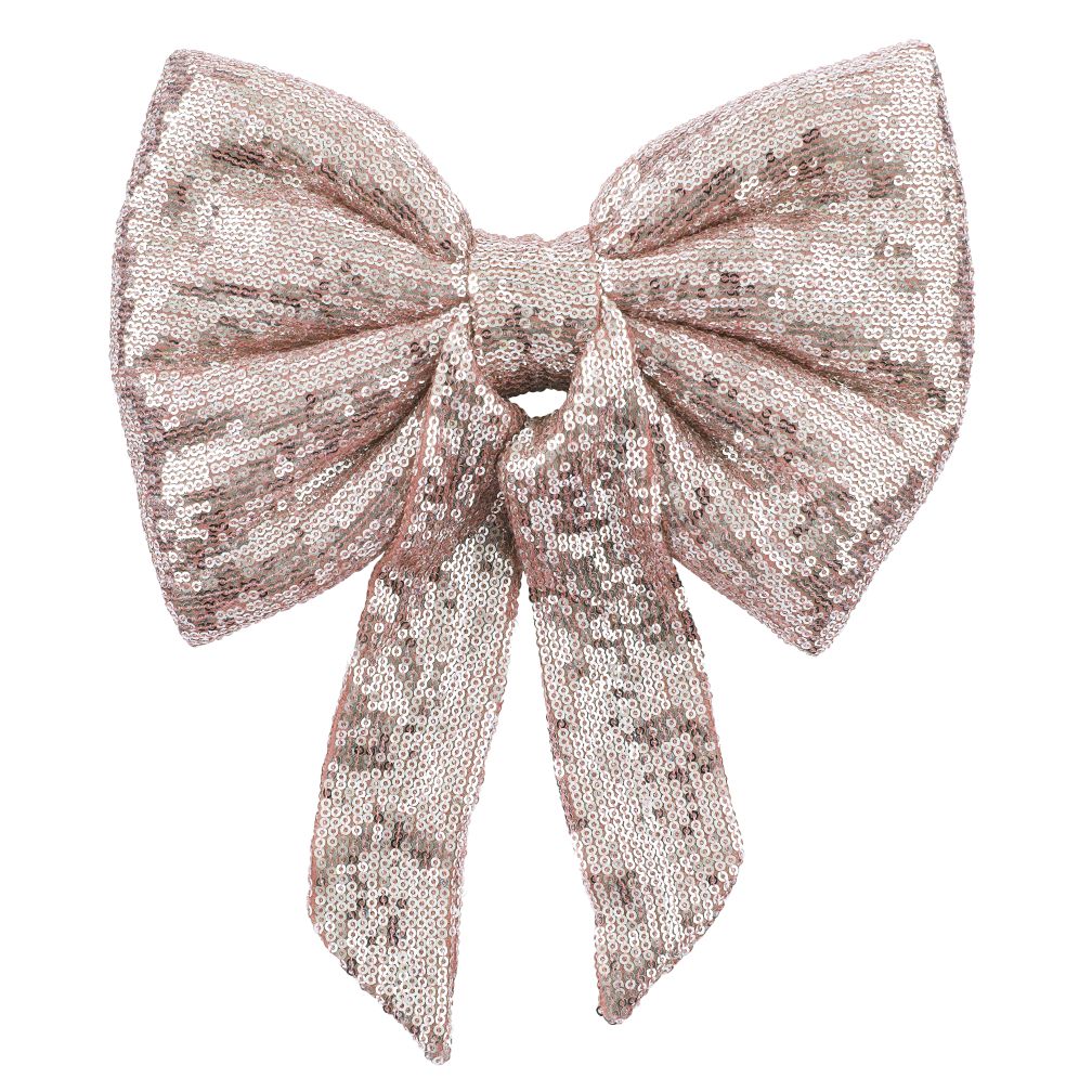 Sequin Bow (Pink)