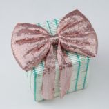 Sequin Bow (Pink)