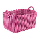 Hot Pink Tubing Floor Bin