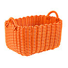Orange Tubing Floor Bin