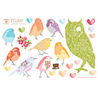 Green And Your Birds Can Stick Decal Set16.5" x 21.75" Sheet