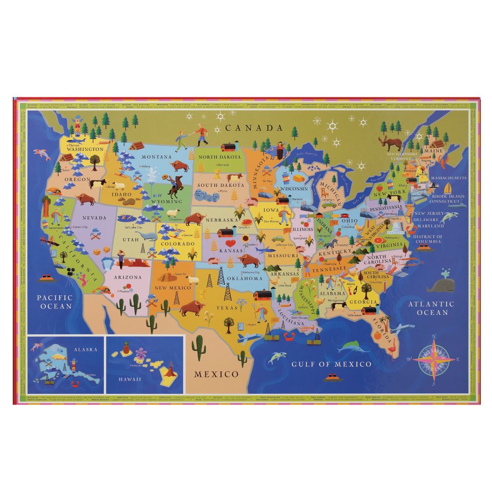 This Map is Your Map Unframed Wall Art