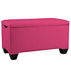 Stock Plus Upholstered Storage Bench with Feet