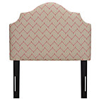 Custom Twin Arched Upholstered Headboard