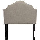 Custom Twin Arched Upholstered Headboard
