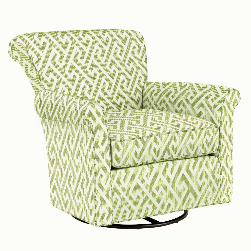 Swivel Glider & Ottoman (Leaf)
