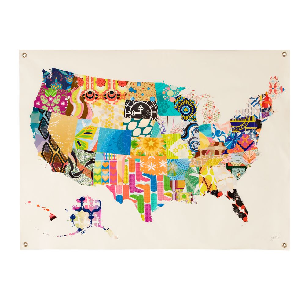 Patriotic Pattern Banner