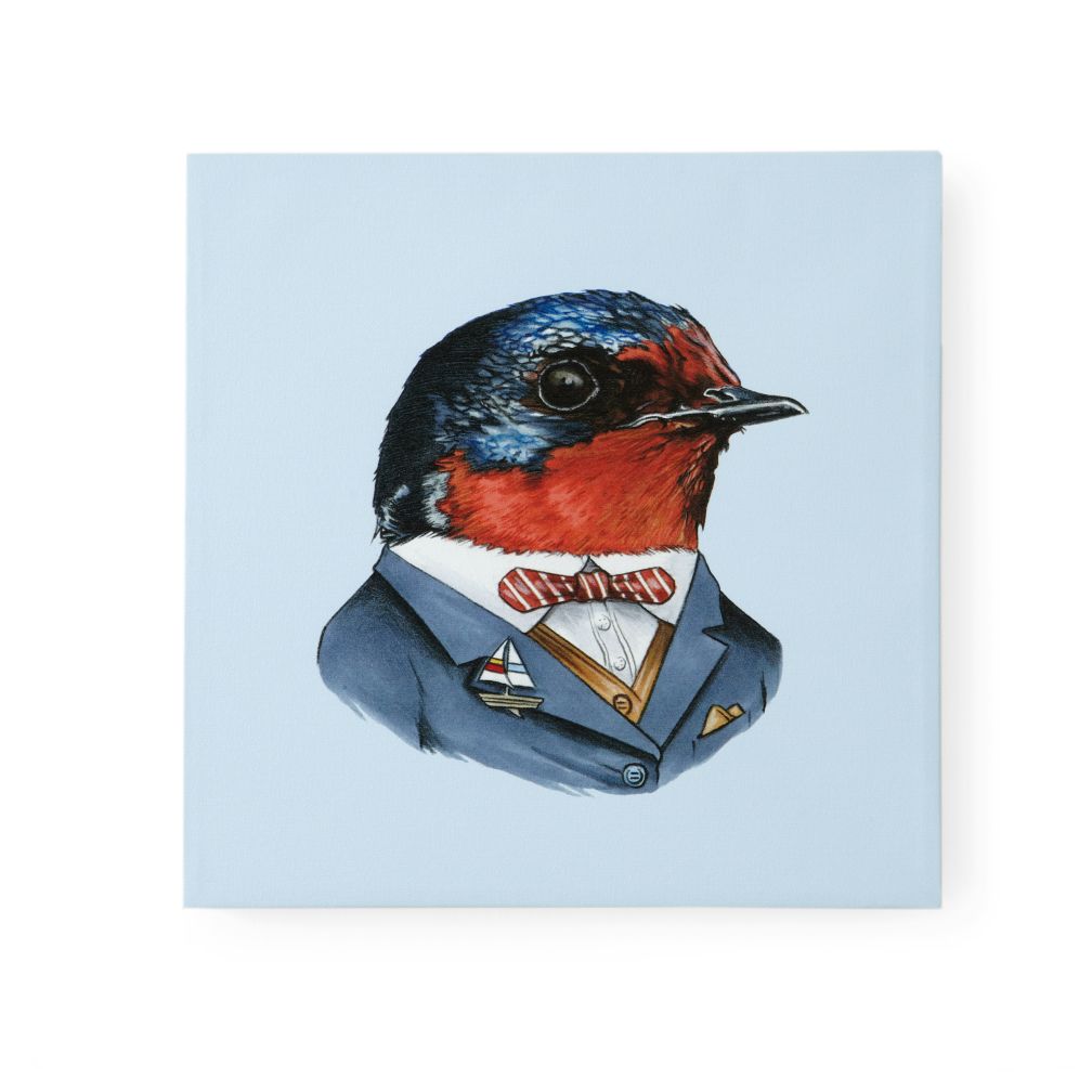 Bird Canvas Head Portrait