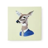 Deer Canvas Head Portrait