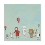 The Buddy System Canvas Wall Art
