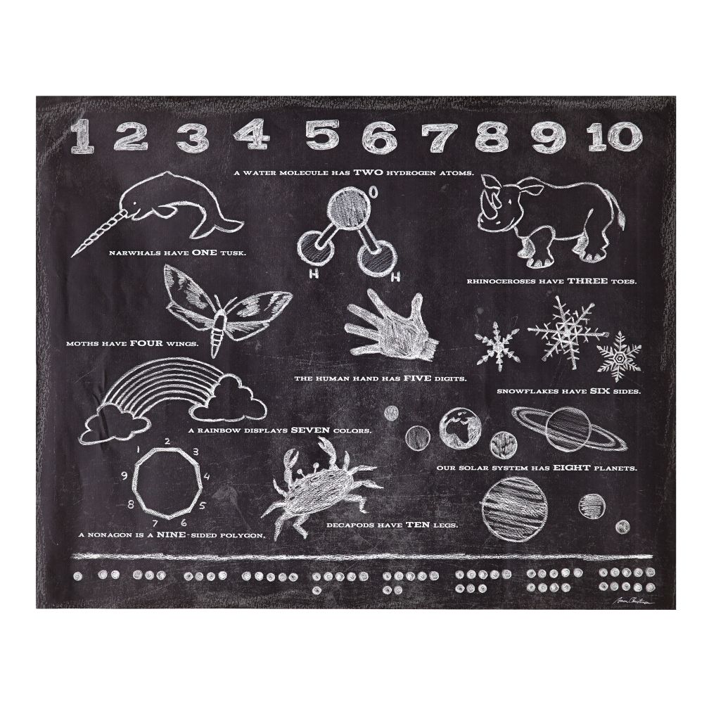 123 Ologies Wall Decal