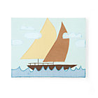 Sailboat Embroidered Wall Art