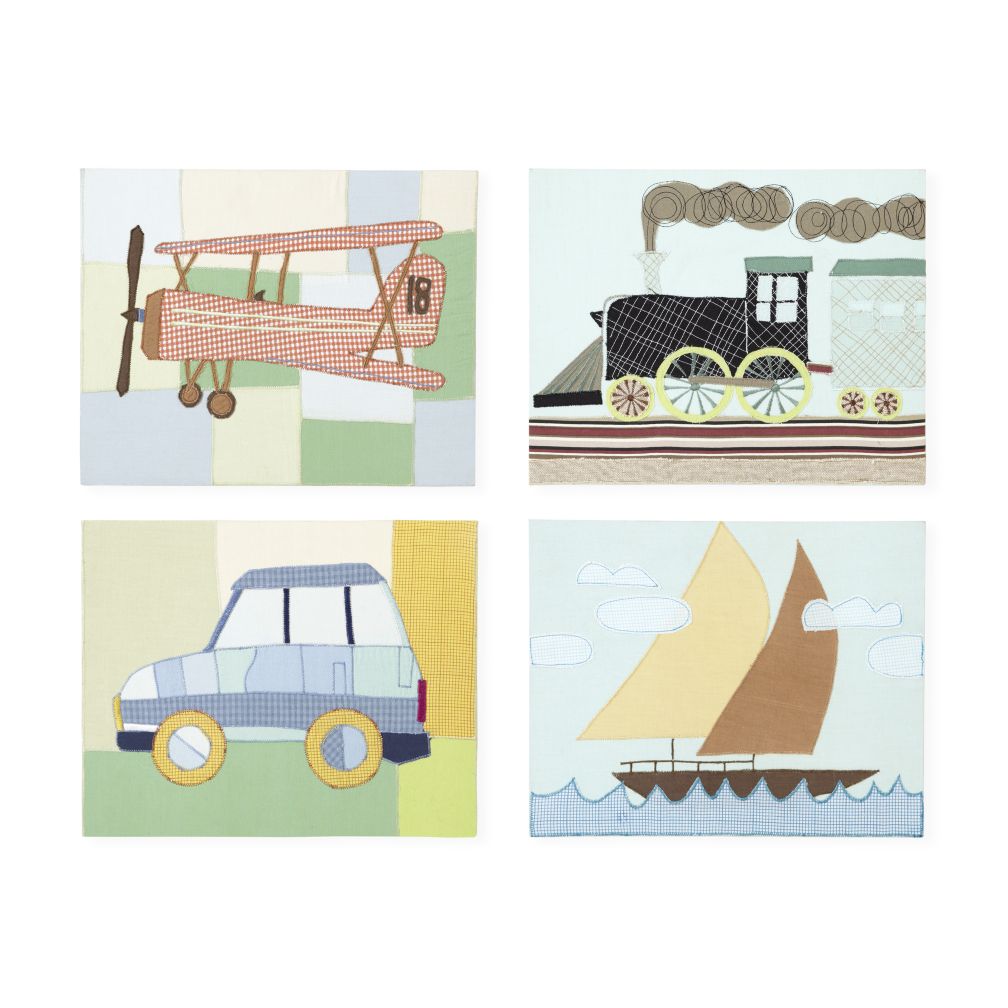 Transportation Sensation Wall Art (Set of 4)