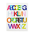 Helvetica Alphabet Wall Art