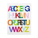 Helvetica Alphabet Wall Art