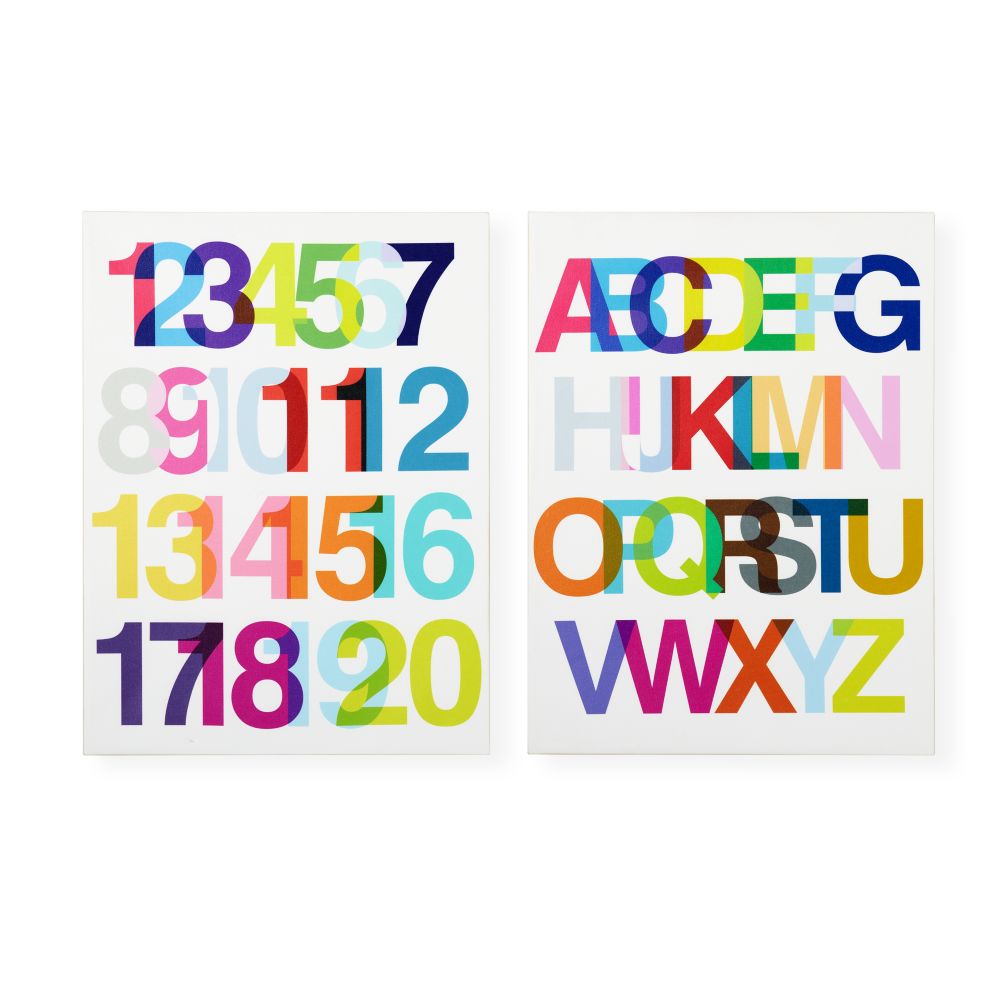 Helvetica Wall Art Set
