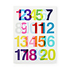 Helvetica Number Wall Art