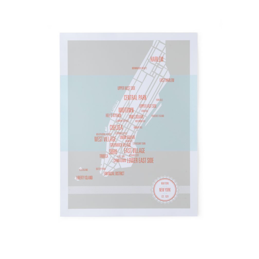 Neighborhood Map, Manhattan