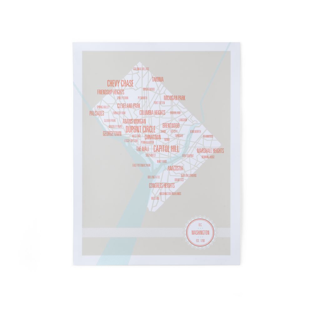 Neighborhood Map, Washington DC