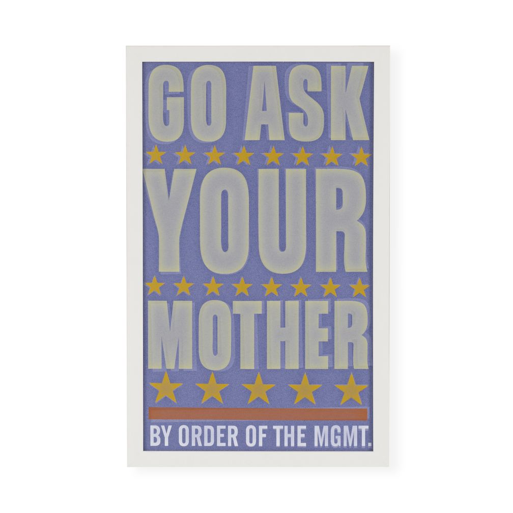Ask Your Mother Framed Wall Art