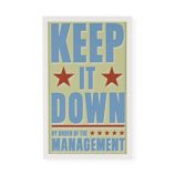 Keep It Down Framed Wall Art