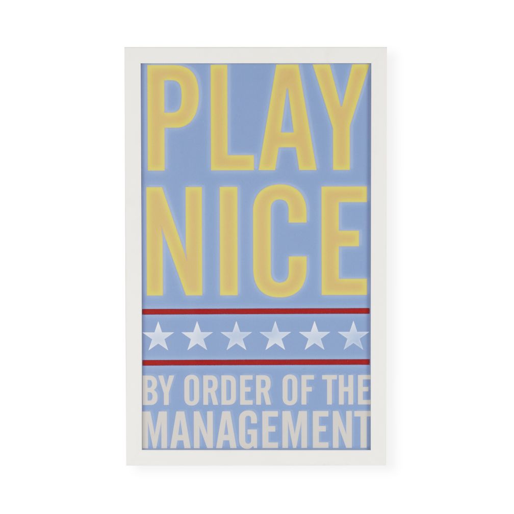 Play Nice Framed Wall Art