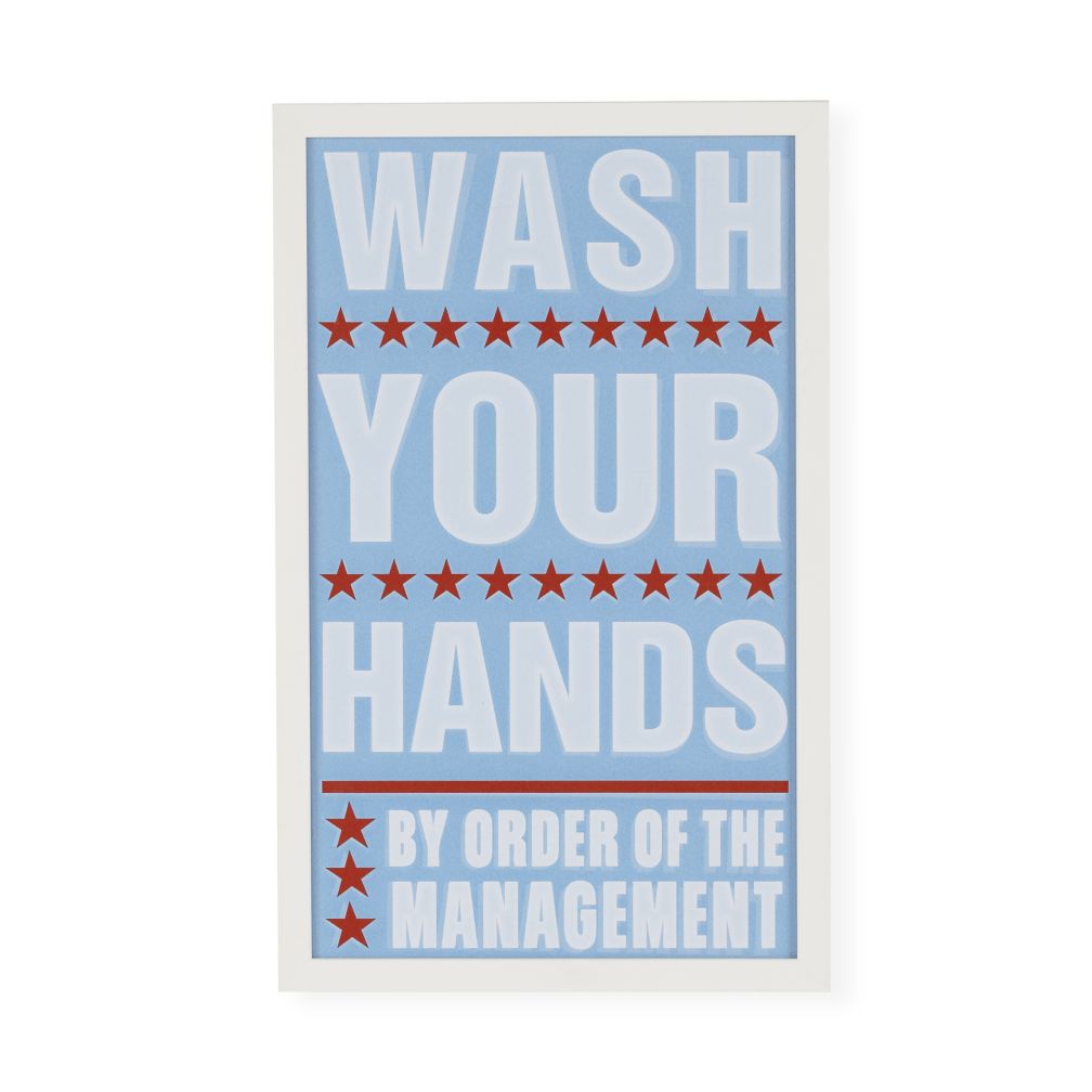 Wash Your Hands Framed Wall Art