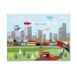 Highway and Skyway Personalized Wall Art