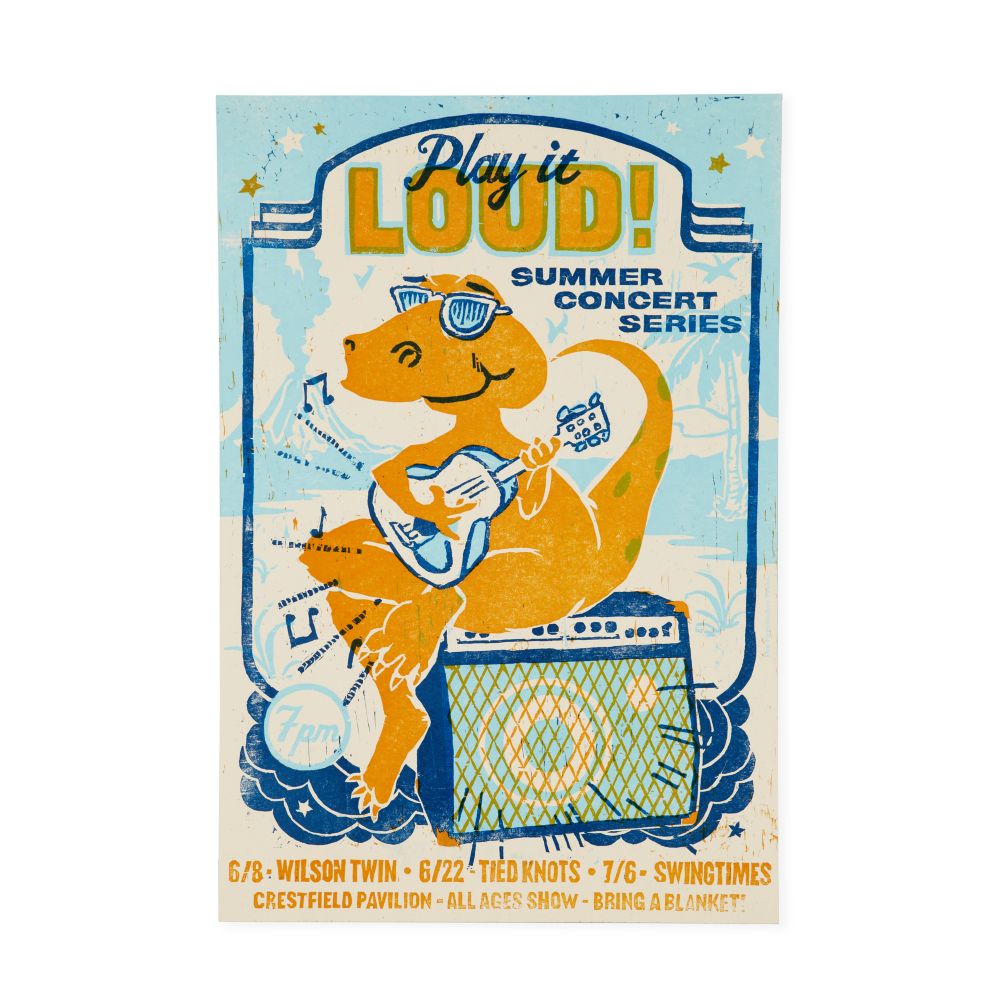 Play it Loud Concert Poster