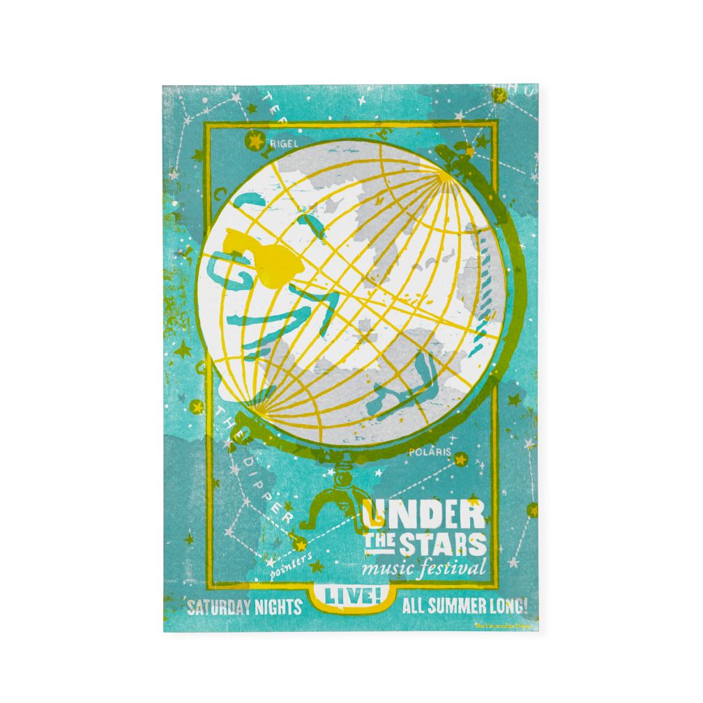 Under the Stars Concert Poster