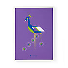 Menagerie Peacock Wall Art