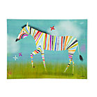 Rainbow Zebra Wall Art
