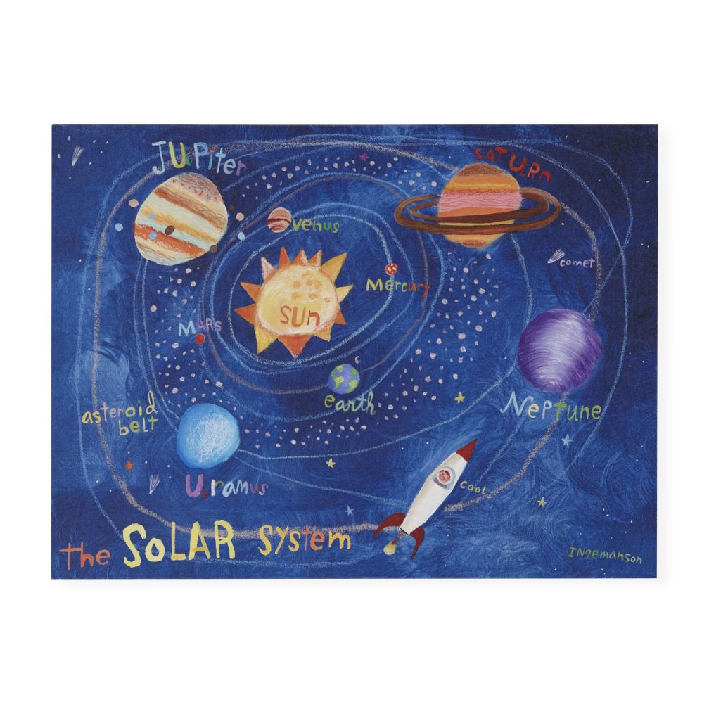 Get It Out of Your Solar System Canvas Wall Art