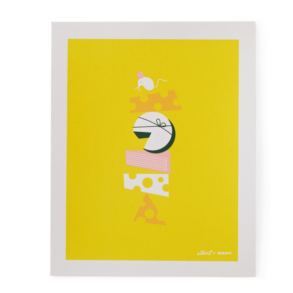 Cheese and Mouse Albert + Marie Prints