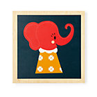 Elephant Wooden Framed Wall Art