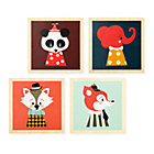 Wood Animals Wall Art Set of 4A Savings of $20