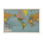 Framed World Map