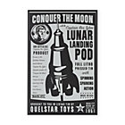 Outer Space Rocket Wall Art (Framed)