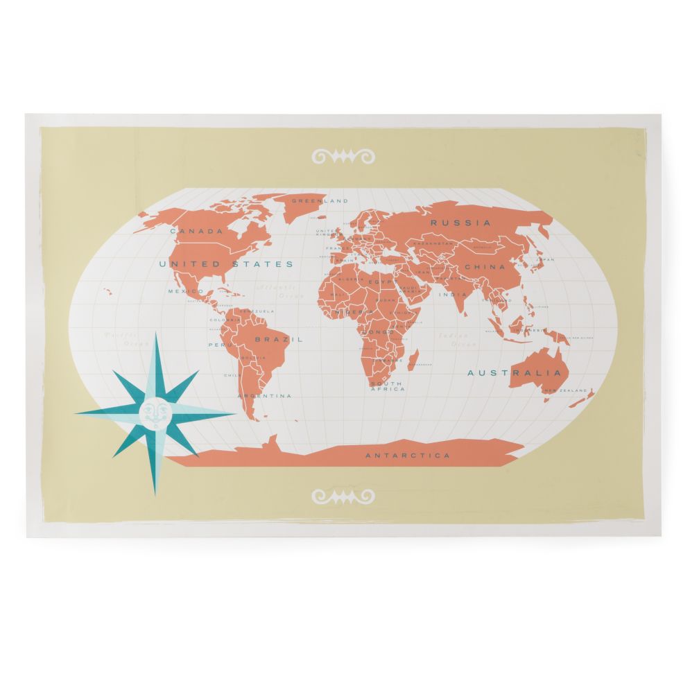 What a Wonderful World Wall Map