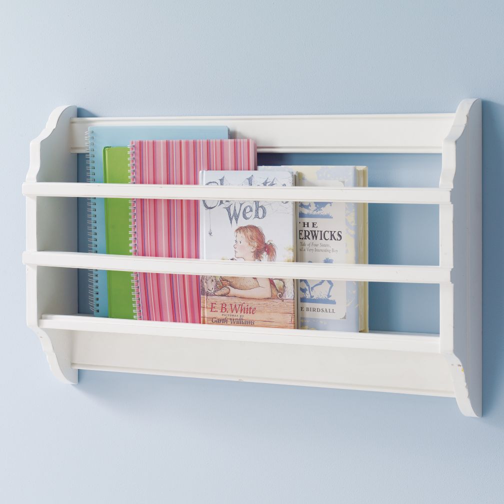 Bin There Done That Wall Book Bin (White)