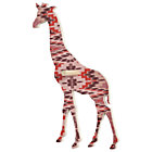 Large Pink/Purple Giraffe Wall Hook