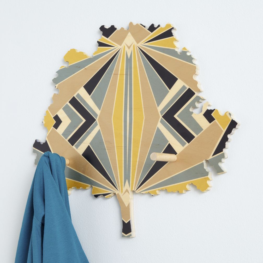 Flashy Forest Tree Wall Hook (Blue/Yellow)