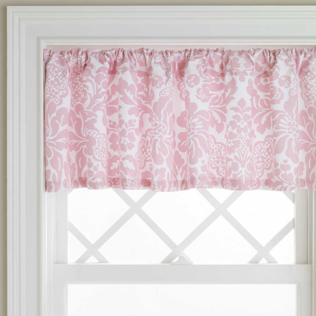 Wallpaper Floral Valance (Pink)