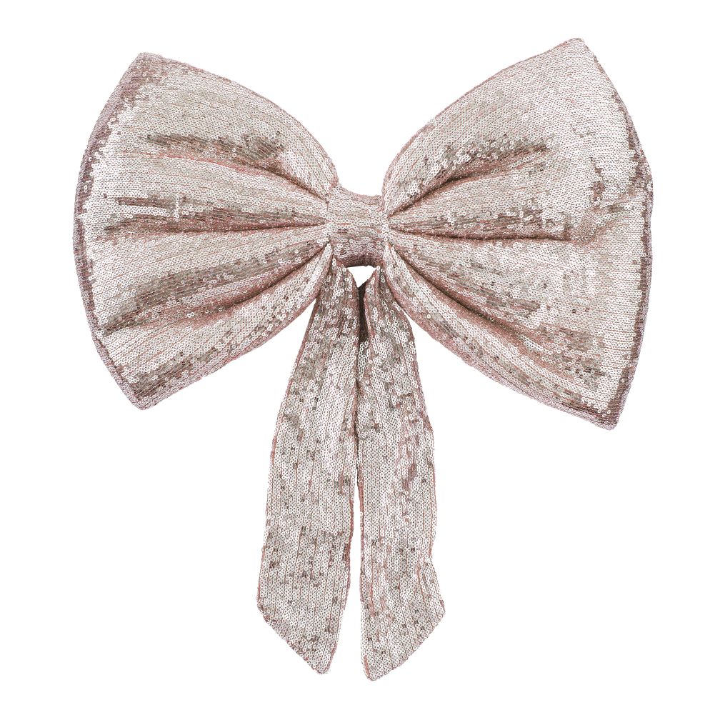 Giant Sequin Bow (Pink)